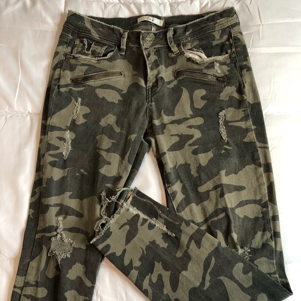 Dex Camo Skinny Jeans